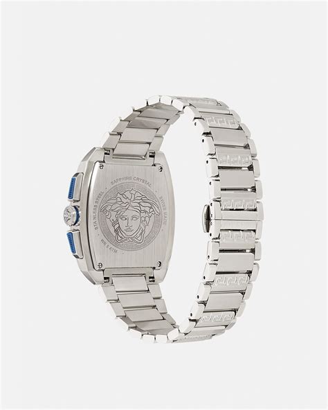 orologio versace uomo acciaio|Versace Orologio Dominus Skeleton 42 x 495mm .